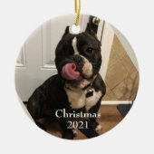 Ornement de Noël pour bébé fourrure (Devant)