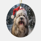 Ornement de Noël pour chien de garde polonais (Gauche)