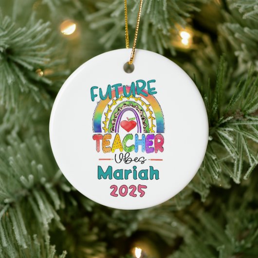 Ornement de Noël pour futur enseignant (Arbre)