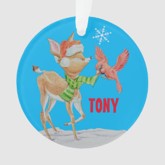 Ornement de Noël pour garçons personnalisés