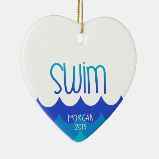 Ornement de Noël pour la nageuse (Droite)