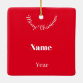 Ornement de Noël pour les pompiers et les Dalmatie (Dos)