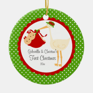 Ornement de Noël pour les premières fêtes de bébé