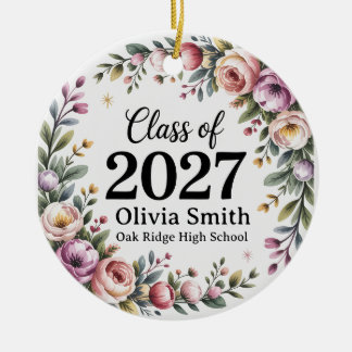 Ornement de Noël pour senior de la promotion 2027