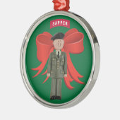 Ornement de Noël Premium Sapper de l'Armée (Gauche)