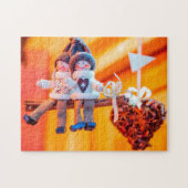 Ornement de Noël puzzle (Horizontal)