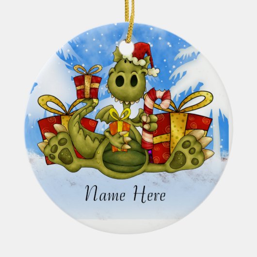 Ornement de Noël que vous pouvez personnaliser (Devant)