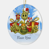 Ornement de Noël que vous pouvez personnaliser (Gauche)