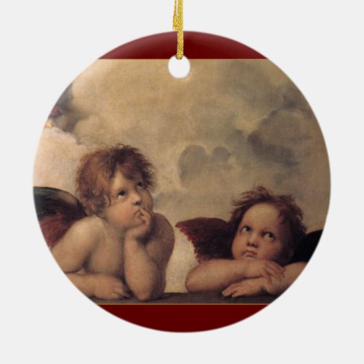 Ornement de Noël Raphael Cherubs (Dos)