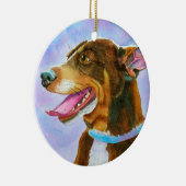 Ornement de Noël Rat Terrier d'Ellen (Droite)