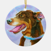 Ornement de Noël Rat Terrier d'Ellen (Devant)