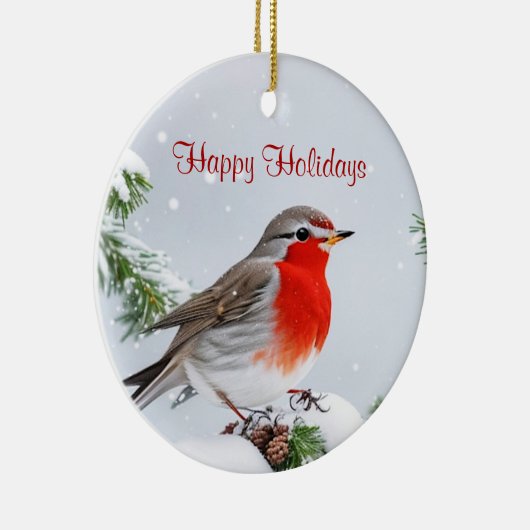 Ornement de Noël Red Robin (Droite)