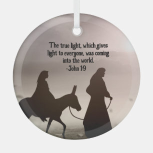Ornement de Noël religieux