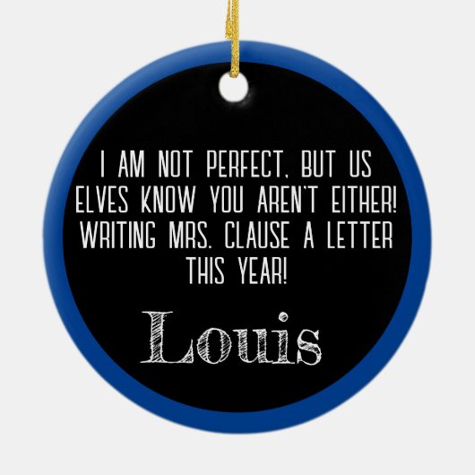 Ornement de Noël Reto Cute (Dos)