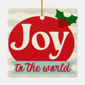 Ornement de Noël rétro (Dos)