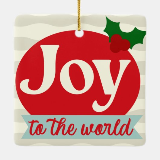 Ornement de Noël rétro (Dos)