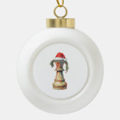 Ornement de Noël Roi d'échecs (Devant)