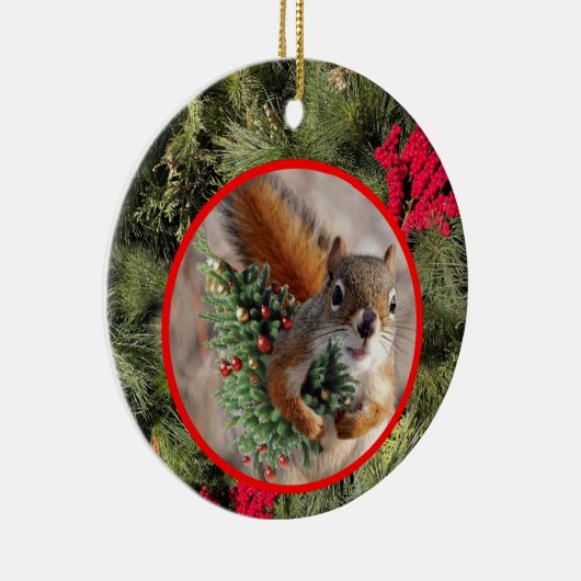 Ornement de Noël, ronde en céramique, Mr Bickles (Droite)