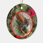 Ornement de Noël, ronde en céramique, Mr Bickles (Gauche)