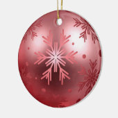 Ornement de Noël rose (Gauche)