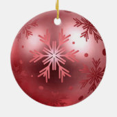 Ornement de Noël rose (Dos)