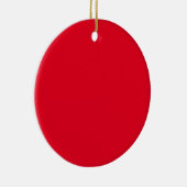 Ornement de Noël rouge de luxe (Droite)