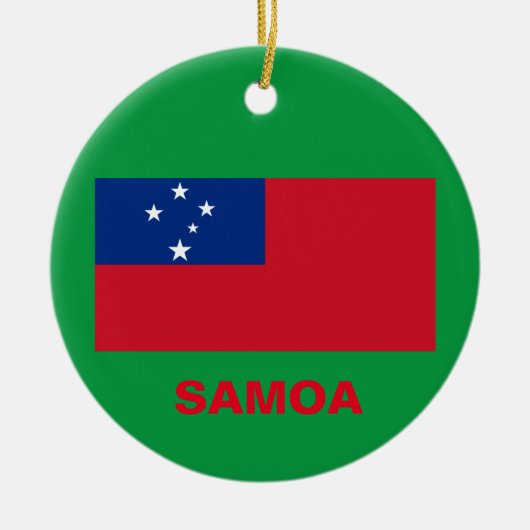 Ornement de Noël Samoa (Devant)