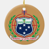 Ornement de Noël Samoa (Dos)
