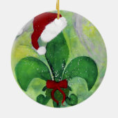 Ornement de Noël Santa Fleur de lis (Dos)