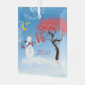 Ornement de Noël Snowman (Avant gauche)