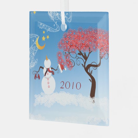 Ornement de Noël Snowman (Avant gauche)