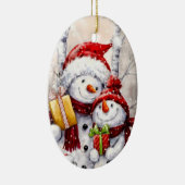 Ornement de Noël - Snowman (Droite)