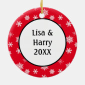 Ornement de Noël Spaghetti | Jeu romantique (Dos)