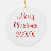 Ornement de Noël sucre de canne (Dos)