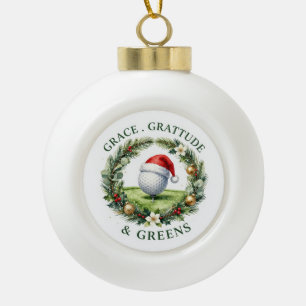 Ornement de Noël sur le thème du golf pour l'arbre