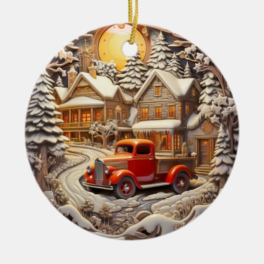 Ornement de Noël vintage (Devant)