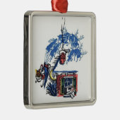 ornement de Noël vintage Saint-Nicolas (Droite)