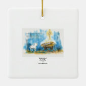 Ornement de Noël "voyez agneau" (Dos)