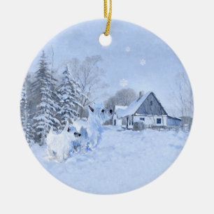 Ornement de Noël Westies