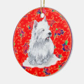 Ornement de Noël Westies (Gauche)