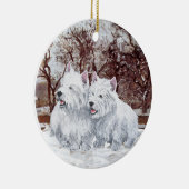 Ornement de Noël Westies (Droite)