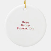 Ornement de Noël Yin & Yang (Dos)