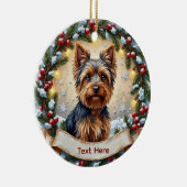 Ornement de Noël Yorkshire Terrier (Droite)