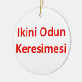 ornement de Noël yoruba (Gauche)