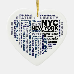 Ornement de NYC - personnalisable