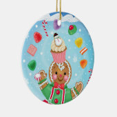 Ornement de pain d'épice et de sucrerie (Droite)