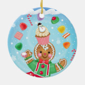 Ornement de pain d'épice et de sucrerie (Dos)