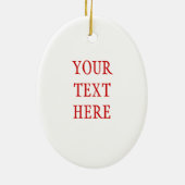 Ornement de palmiers de Noël (Dos)