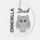 Ornement de papa de chinchilla (Gauche)