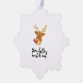 Ornement de papier de vacances (Gauche)